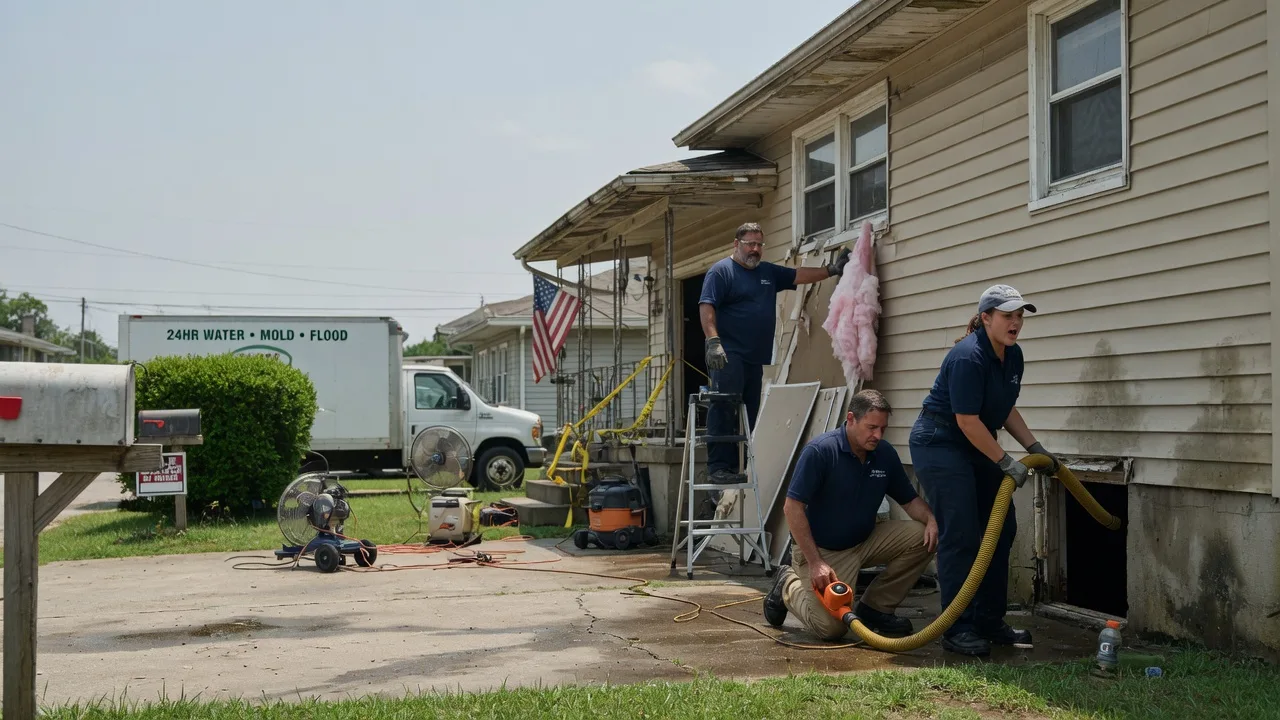 Water Damage Repair in Blue Mountain, AR near me